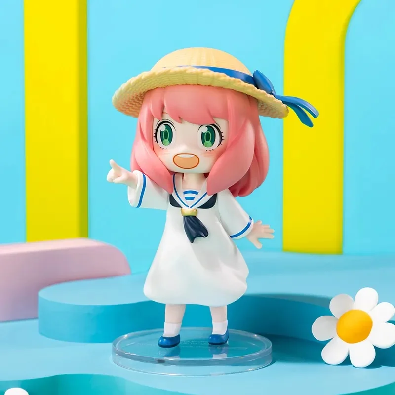 البوب مارت جاسوس x الأسرة أنيا الحياة اليومية DLC سلسلة صندوق أعمى صندوق غامض Kawaii زخرفة التماثيل ديكور المنزل سطح المكتب نموذج دمية