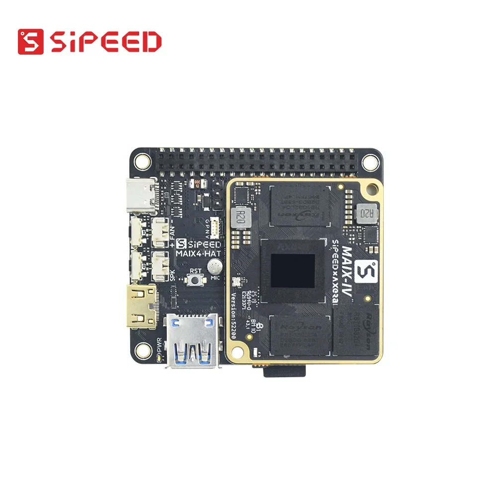 Sipeed Maix4-HAT Rapberry Pi 5 AI HAT Mini LLM Dev Board/بطاقة المسرع Beat Hailo8 18T AX650 Multimodal LLM Deepseek