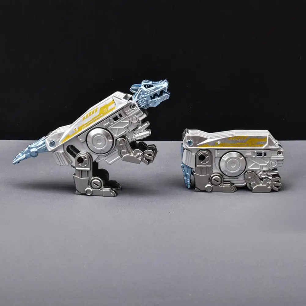 Transforming Spinner Toy Mechanical Gyro Robot Wolf Dinosaur Leopard Spinner Fidget Toy for Kids Portable Stress Relief