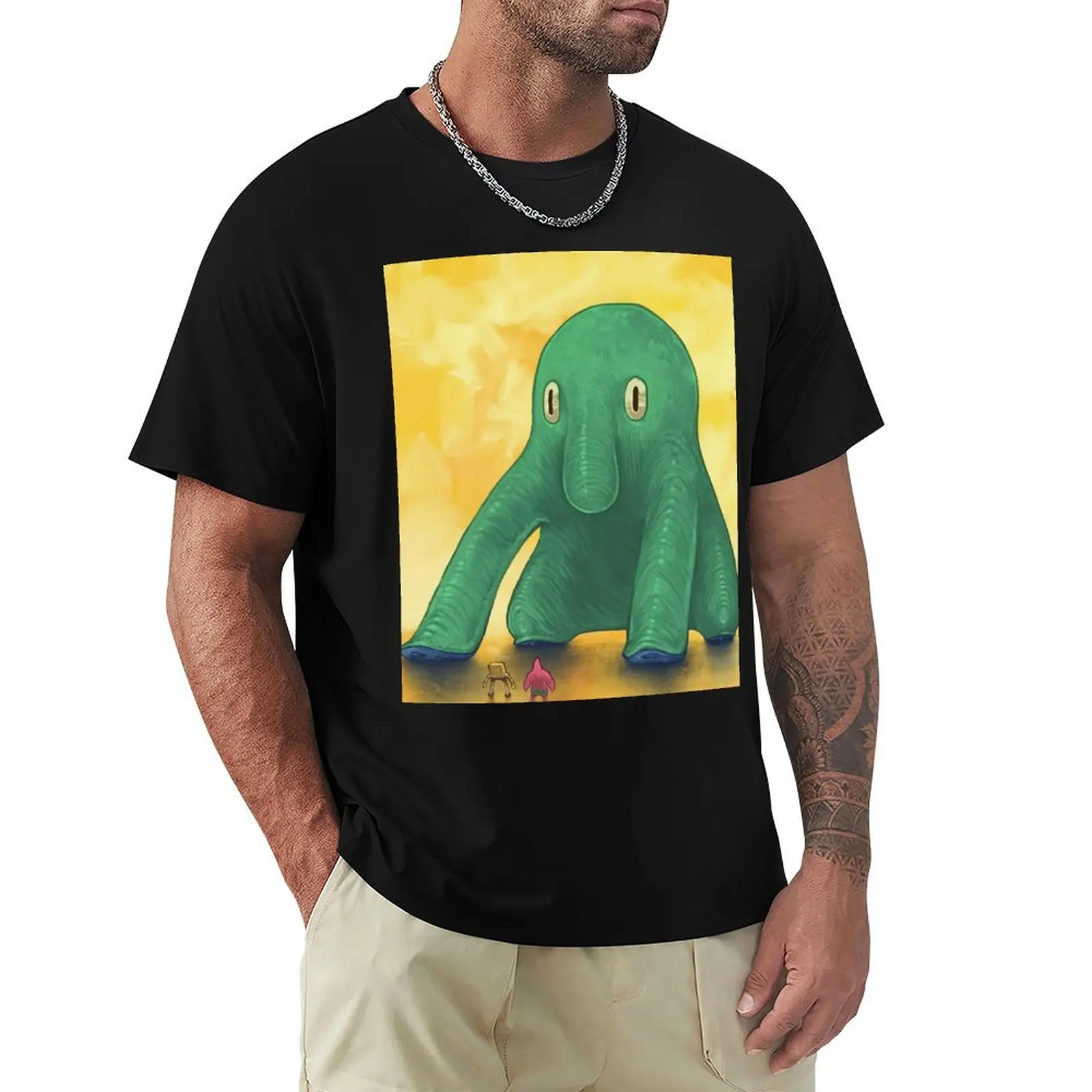 The Emboldened Squid Among the Brash T-Shirt Classic Basic Casual T-Shirt