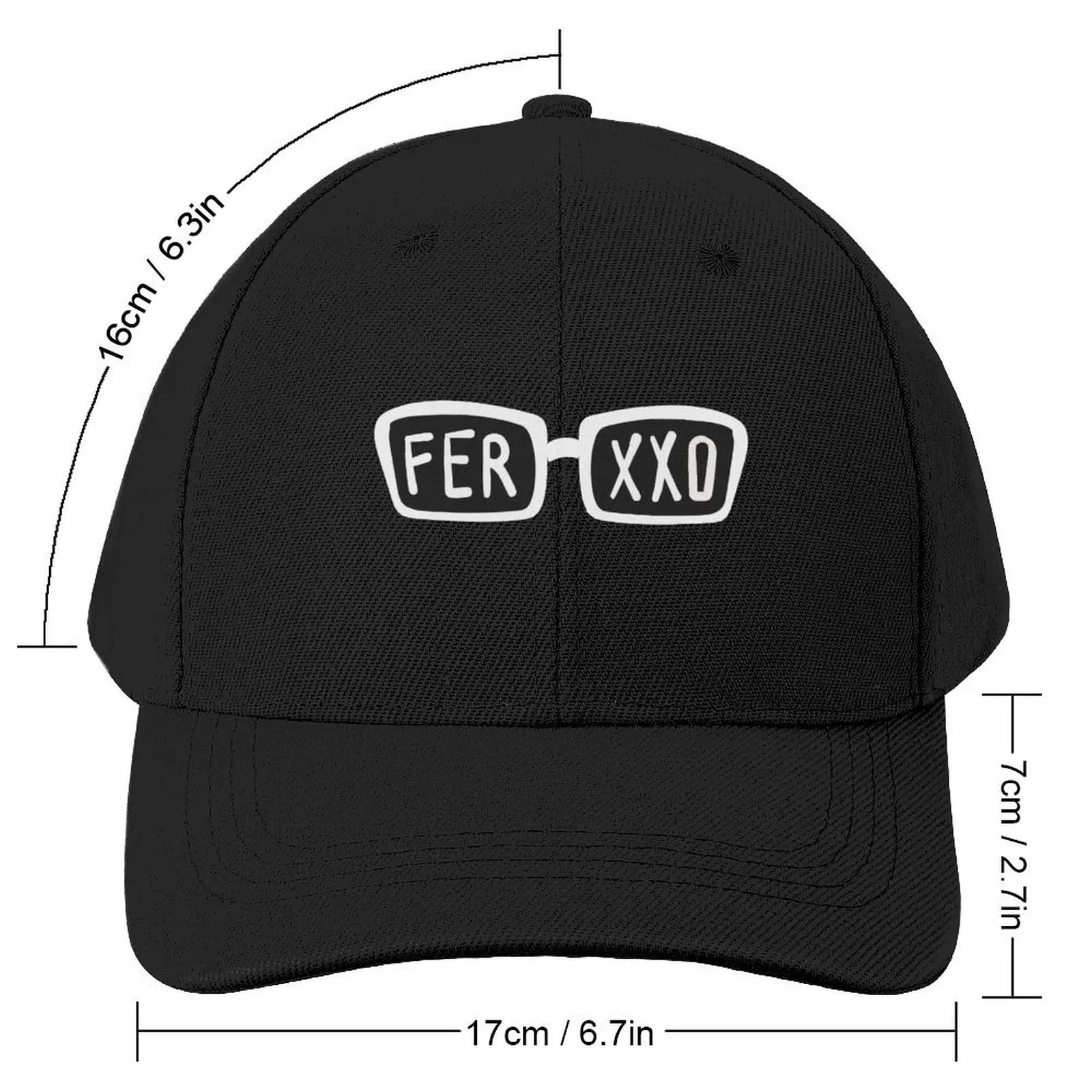 feid-ferxxo glasses black Baseball Cap Christmas Hat Fluffy Hat party Hat Thermal Visor Women's Beach Men's