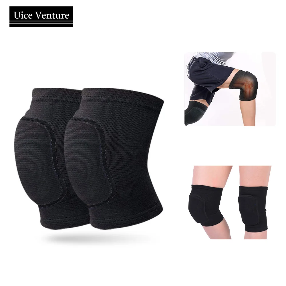 Genouillères de hockey sur glace, accessoires pour volley-ball, yoga, orthèse rotulienne, support oligkneepad, protection de fitness