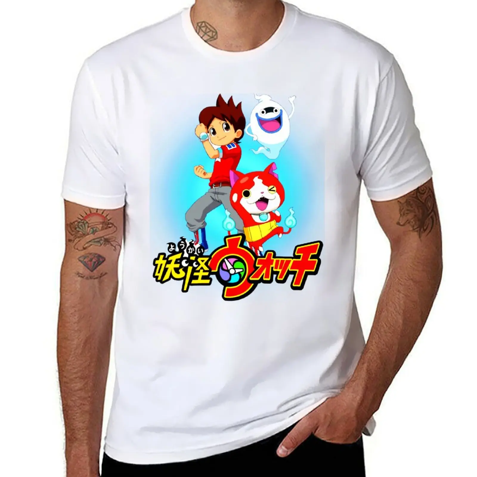 

Copy of Yokai watch T-Shirt man t shirts high quality luxury brand anime t shirts for man T-Shirt