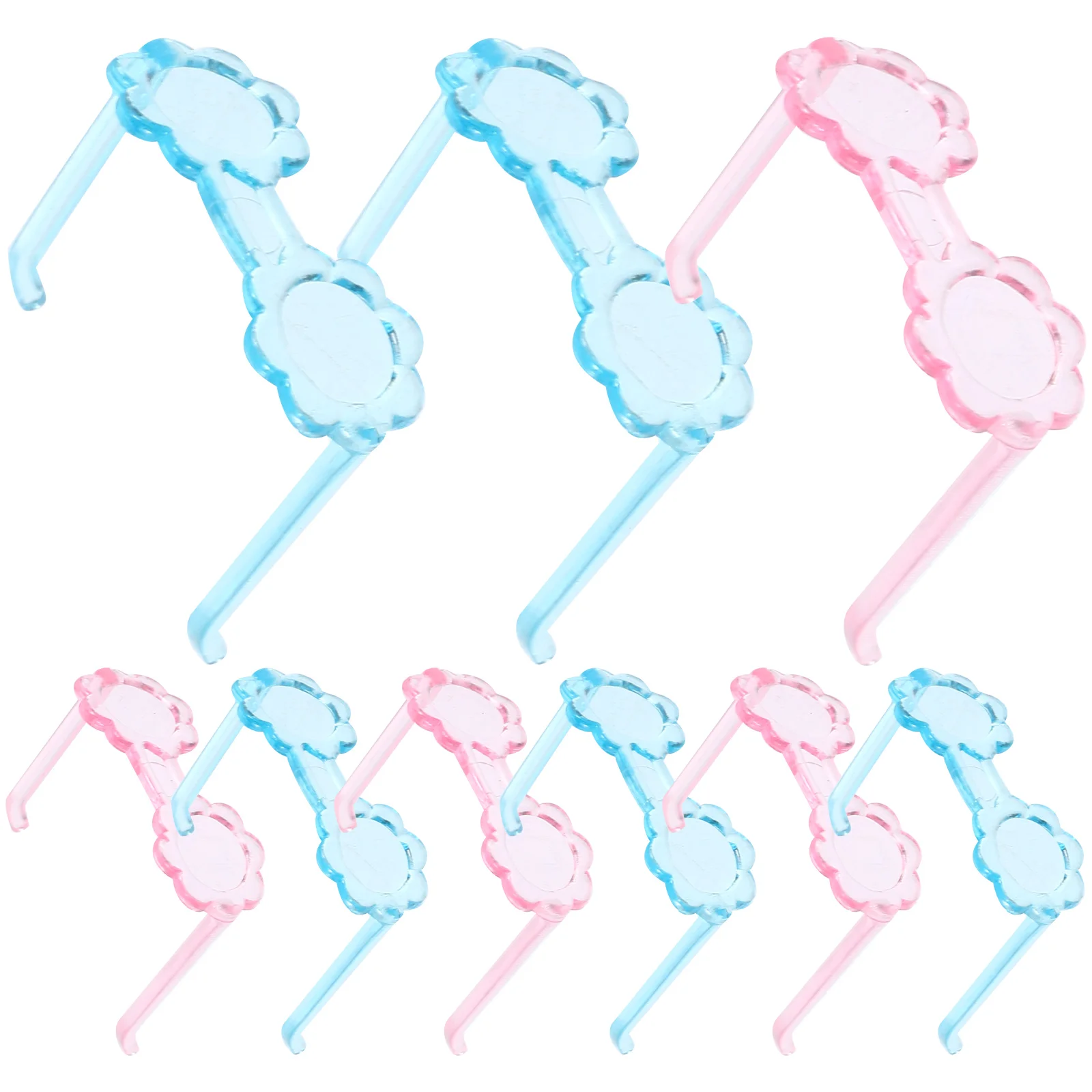 20 Pcs Pattern Glasses for Crafting Plastic Sunglasses Dolls Decorative Decors