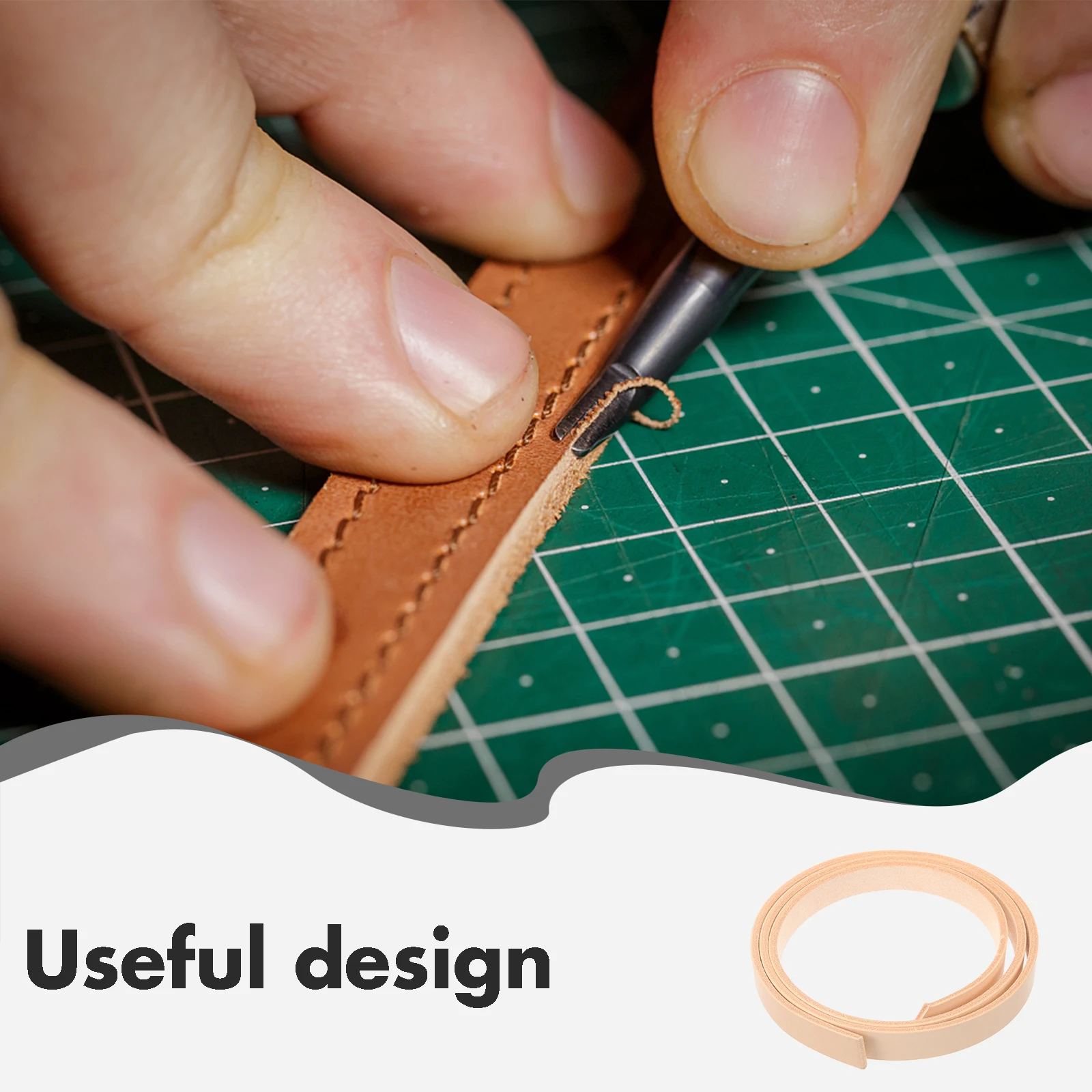 

Strips 1.9cm Width 105 125cm Length Vegetable Tanned Cowhide DIY Craft Material Semi finished Belt Straps Bags