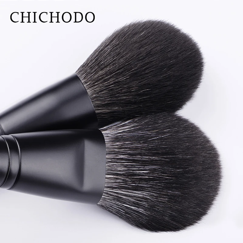 CHICHODO Luxury Eye Makeup Brushes Ink Series Top Animal Hair Ebony Handle Include Eyeshadow Eyebrow Eyeliner Lip Brush