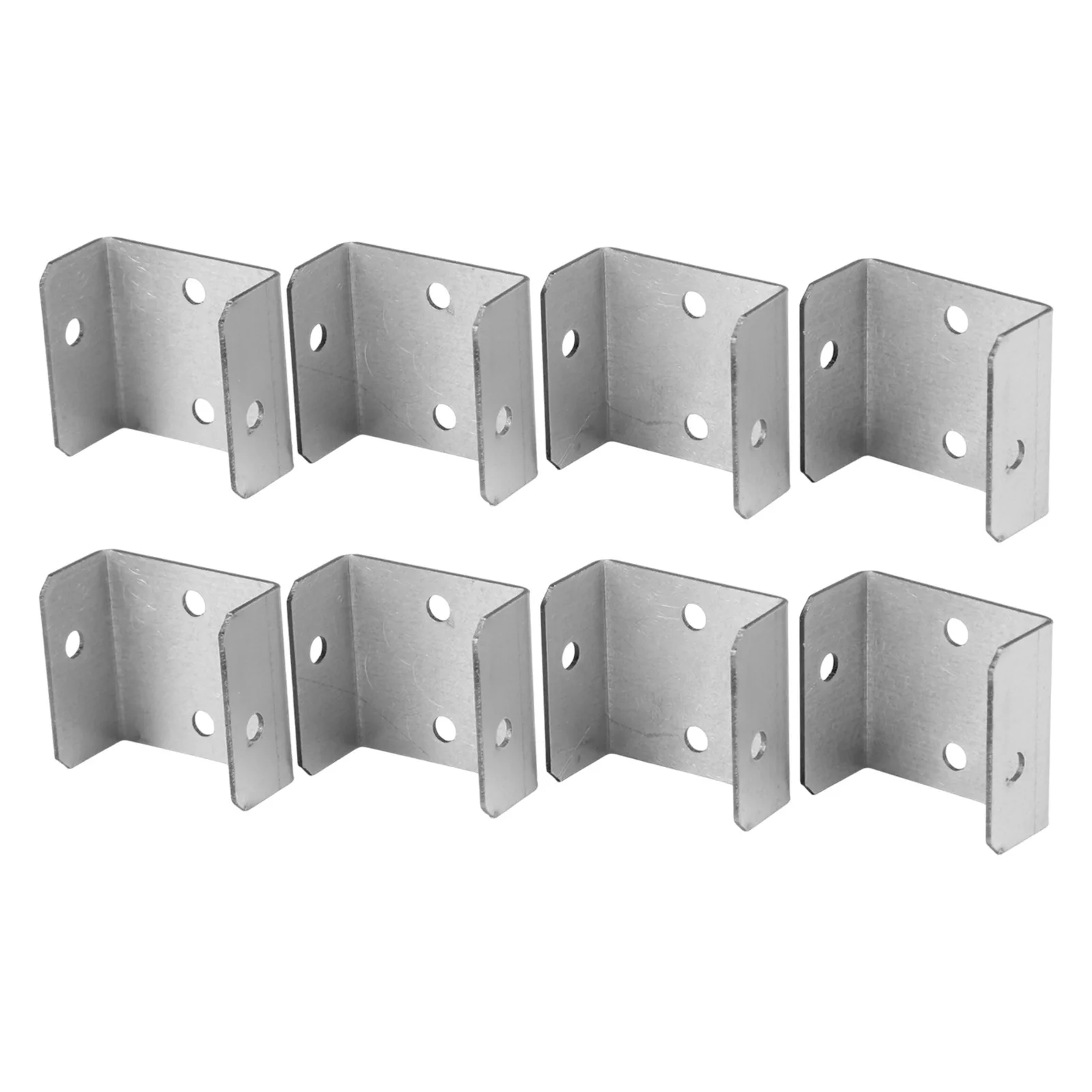 Galvanized Fence Panel Clips Timber Trellis Attachment Clips 44mm Galvanized Steel Clips Rust Resistant Material