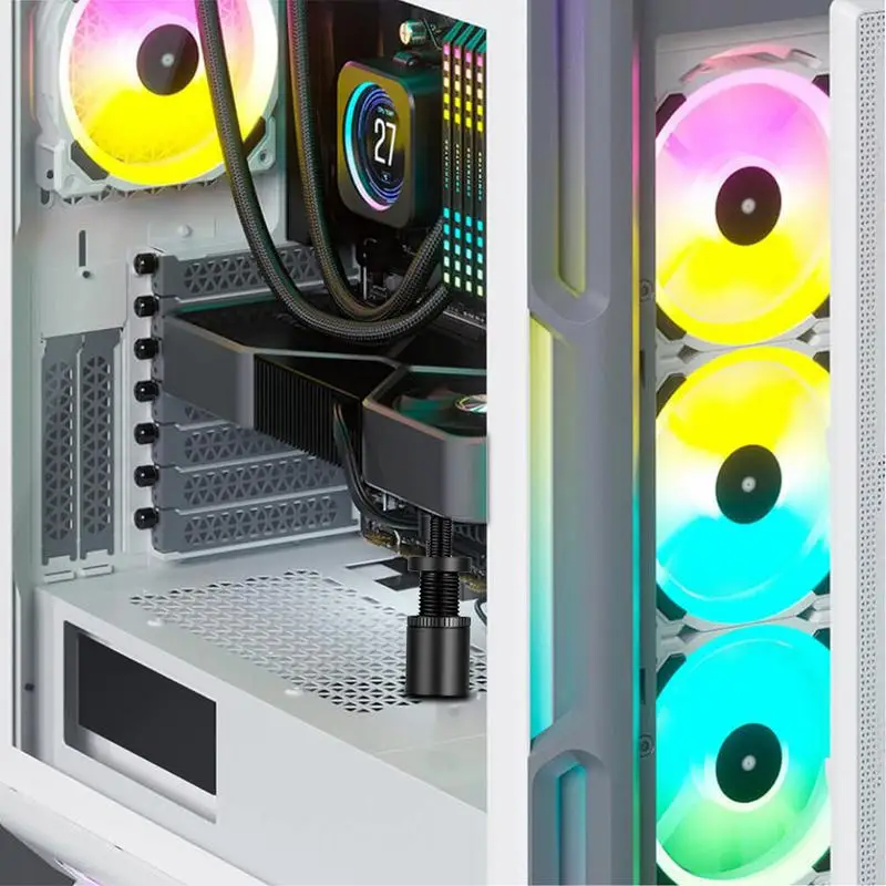 Graphics Card GPU Holder Support Adjustable Telescopic Rotary Aluminum Video Card Bracket Stand Desktop PC Case Mount Bracket