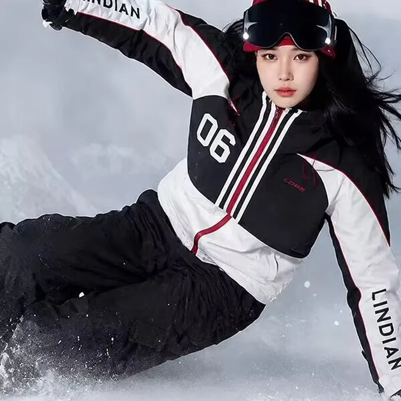 Conjunto de Traje de Esquí y Snowboard para Montaña y Exteriores, Novedad 2026, Ropa Deportiva para Nieve Gruesa, Térmica, Resistente al Viento y al Agua