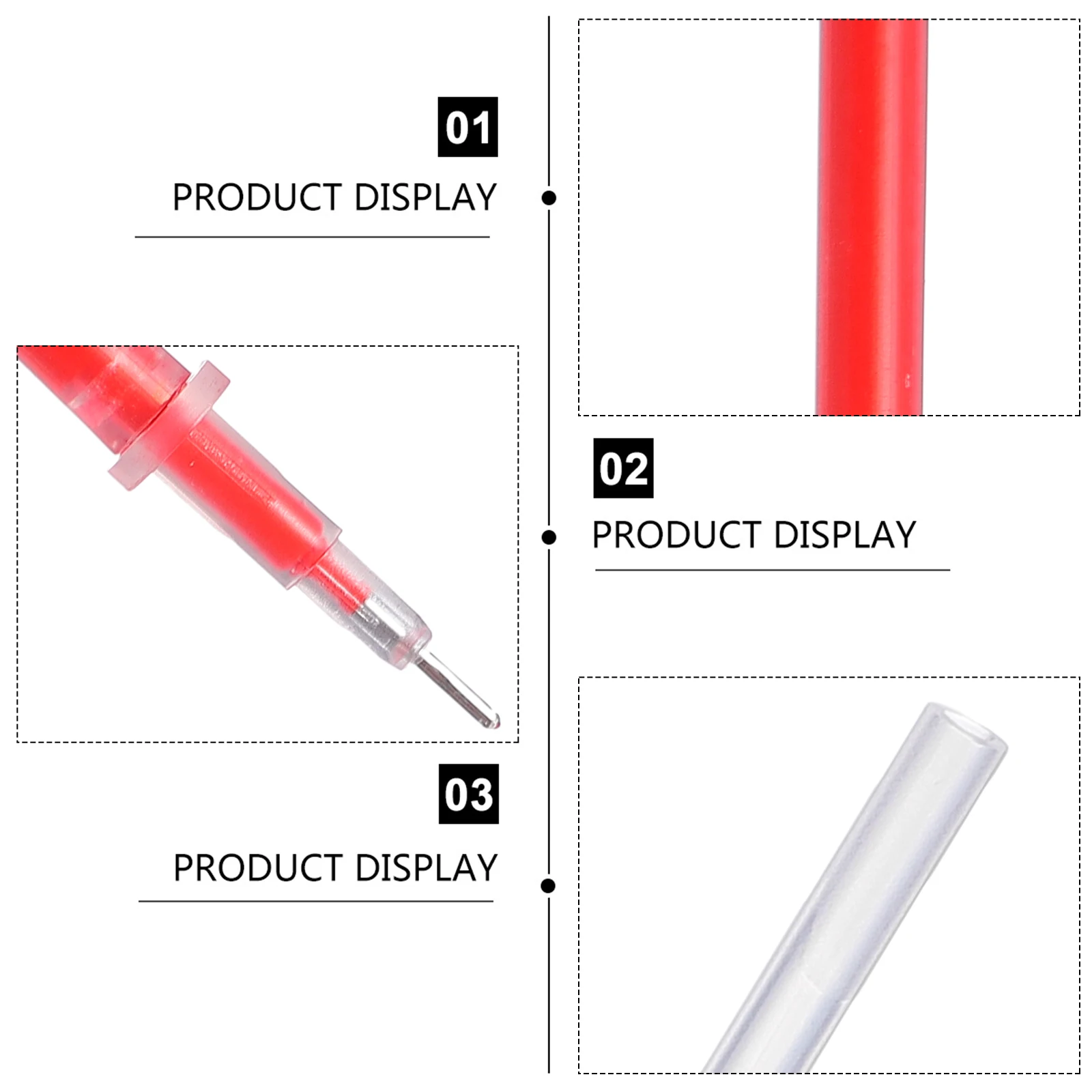 

100pcs Pen Refills Colored Gel Pens Plastic Ink 0.5mm Smooth Writing Experience Gifts Kids Teens Adults