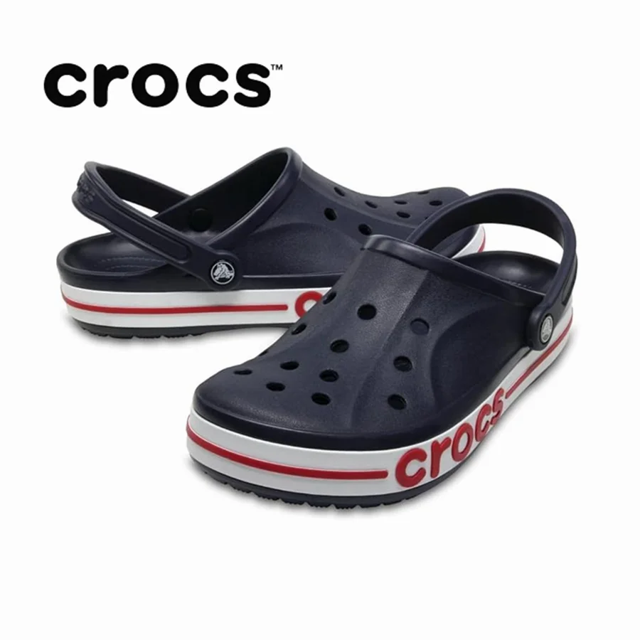 Шлепанцы Crocs классические, водонепроницаемые сандалии, летние пляжные повседневные Нескользящие дышащие тапки, оригинал