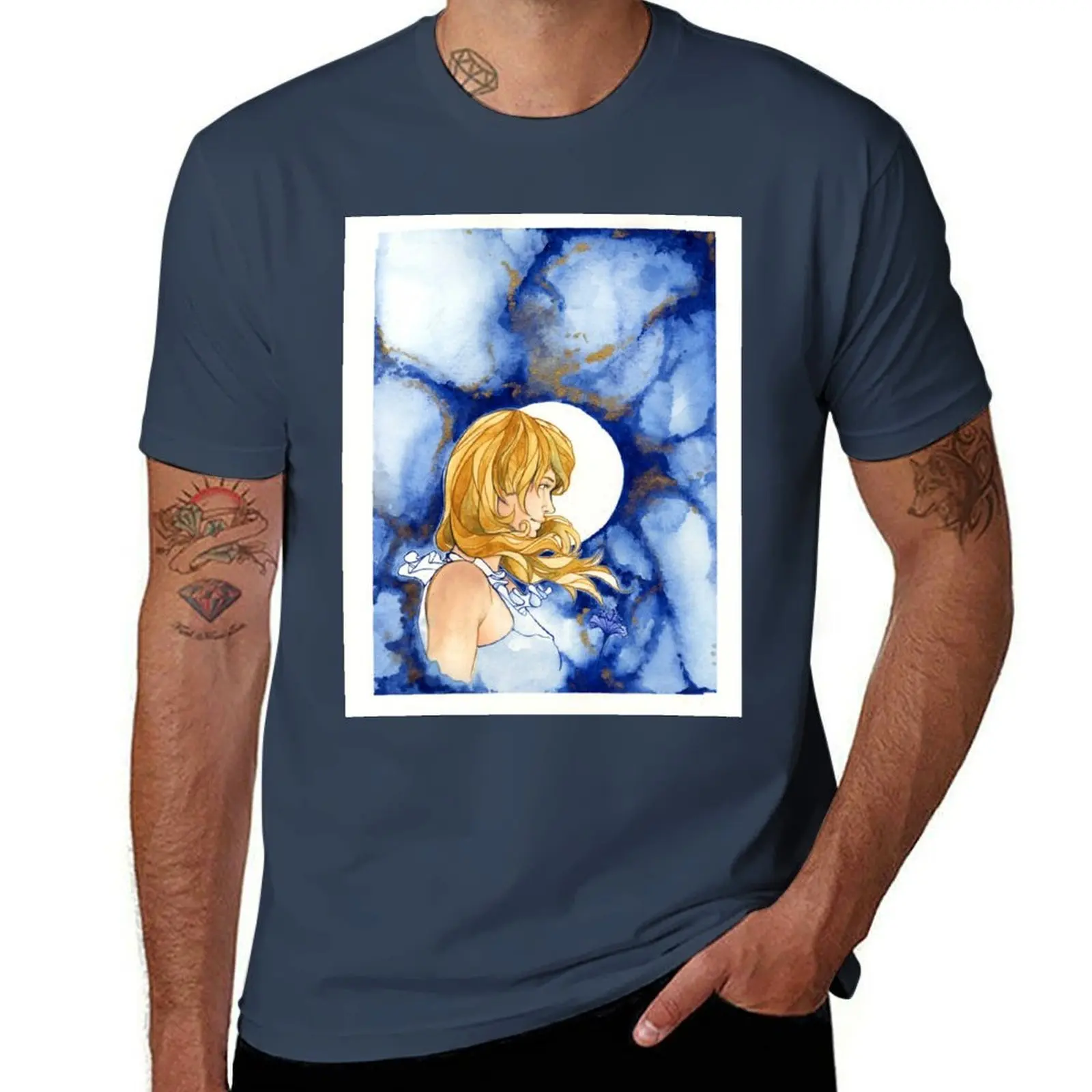 

Girl of Destiny- Luna T-Shirt Vintage Style Printed Top
