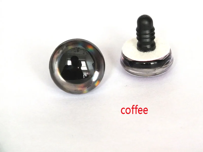 20 Stück 12 Arten Farben 9 mm 12 mm 14 mm 16 mm 18 mm 20 mm 25 mm 30 mm 35 mm Trapez-Spielzeugaugen 3D-bunte Sicherheitspuppenaugen für DIY-Handwerk – Detail 5