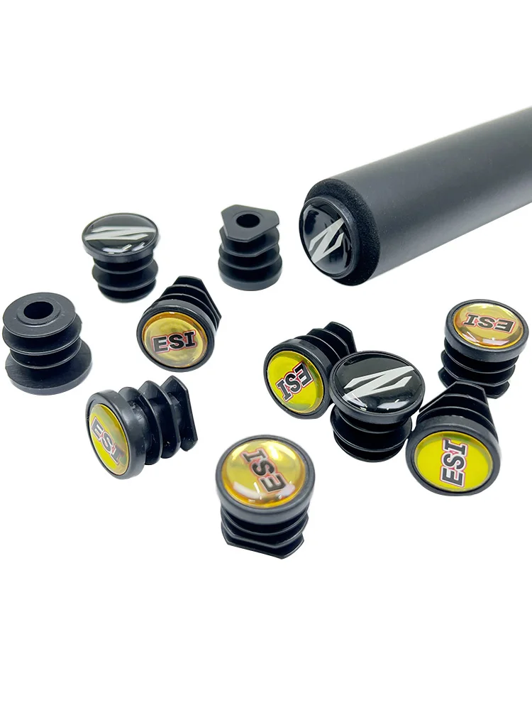 AliExpress MCELO ESI MTB Bike Grips Silicone Bicycle Grips Folding Bike Cover Ultralight Anti Slip Foaming Cuffs With Plug Cycling Parts