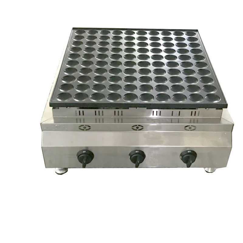 

100-Hole Commercial Gas-Powered Waffle & Scone Baking Machine | Multi-Function Muffin & Causeway Cake Maker