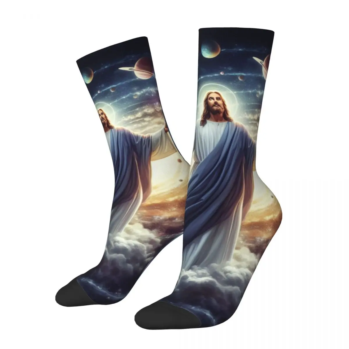 Crazy Design Women Men Jesus Christ Catholic Saint Chrisitan Religious Religion Bible Faith Socks Accessories Socks Comfortable