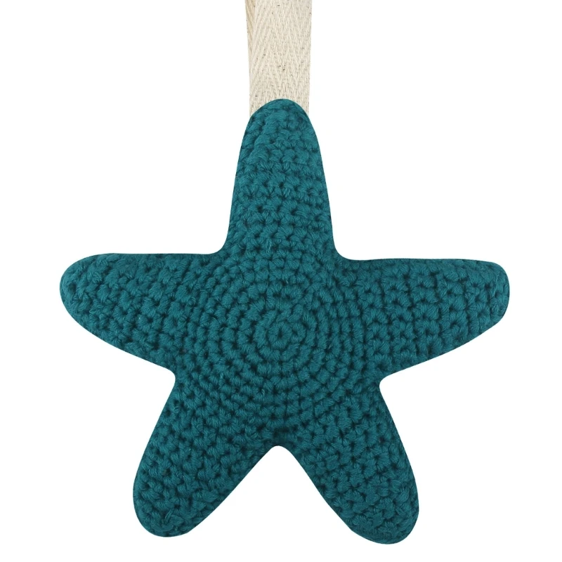 

Upgraded Star-Shape Baby Pacifier Hanging Decor- Cotton Babies Pacifier Holder