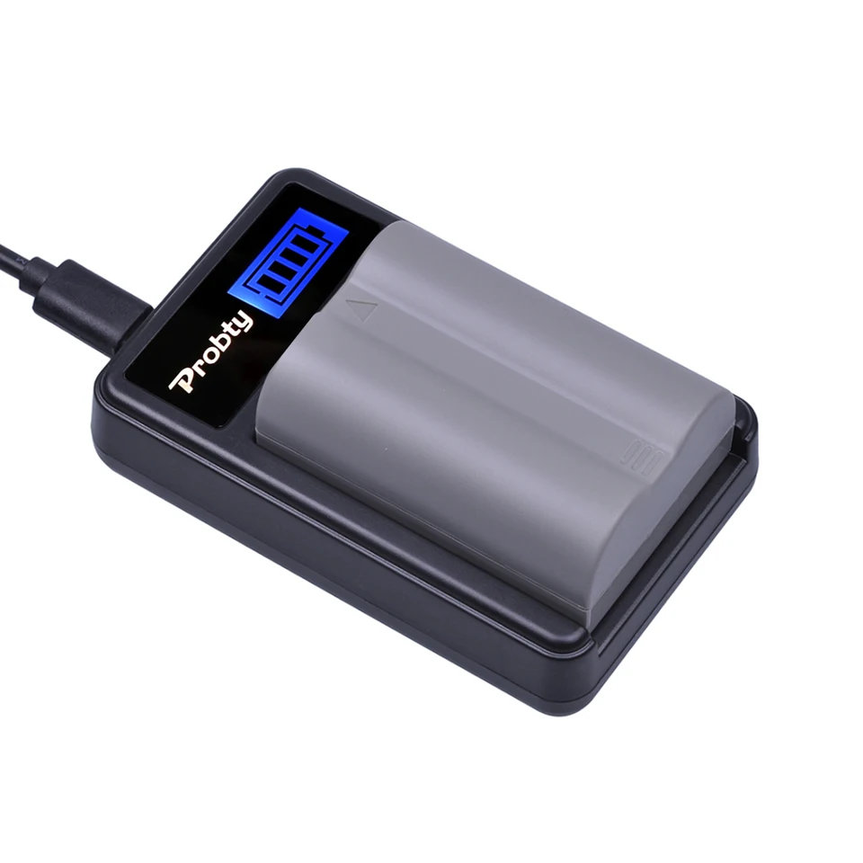 2400mAh EN-EL3e EN EL3 EL3aバッテリー / LCD充電器 ニコン D70s、D50