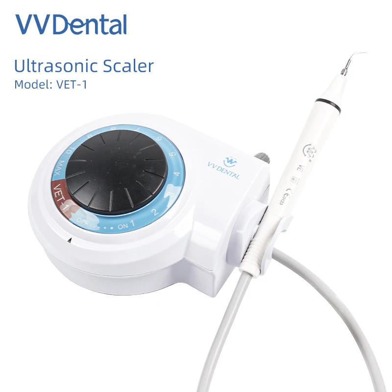 VV Dental Ultrasonic Scaler Machine for Dental Calculus and Smoke Stains Dental Perio Scaling With 5 Tips Materiale Dental Tools