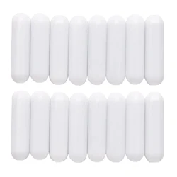 16 Pcs PTFE Magnetic Stirrer Mixer Stir Bar Stir Rod Magnetic Stir Plate Bar, Stir Plate Magnet Stick (30 mm/ 1.18 Inch)