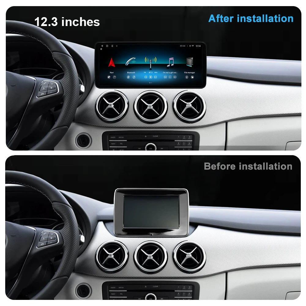 for Mercedes Benz B-Class W246 W245 2011 - 2019 Android 16 Wireless Carplay Car Radio Video Multimedia Player 4G WiFi GPS BT