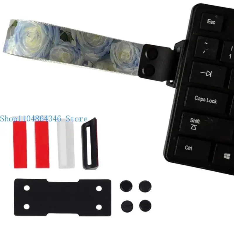 652F Travel Friendly Keyboards Strap Support AntiDrop Feature Simple Setups For Computer Peripherals For Any Scenario