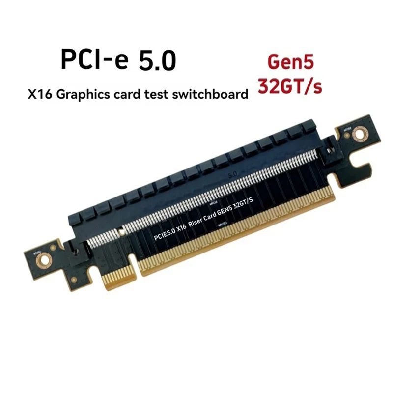 

Карта адаптера GO-PCIE5.0 X16 Gen5 32GT/S PCI-E 5.0 X16 Карта адаптера PCI-E в PCI-E 16X Высокоскоростной адаптер конвертации PCIE X16