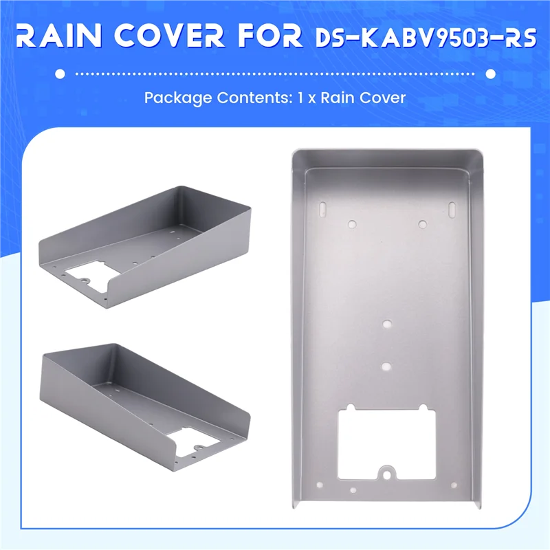 Capa de chuva para estação de porta de villa hikvision DS-KV9503-RS para máquina de reconhecimento facial-protetor de chuva