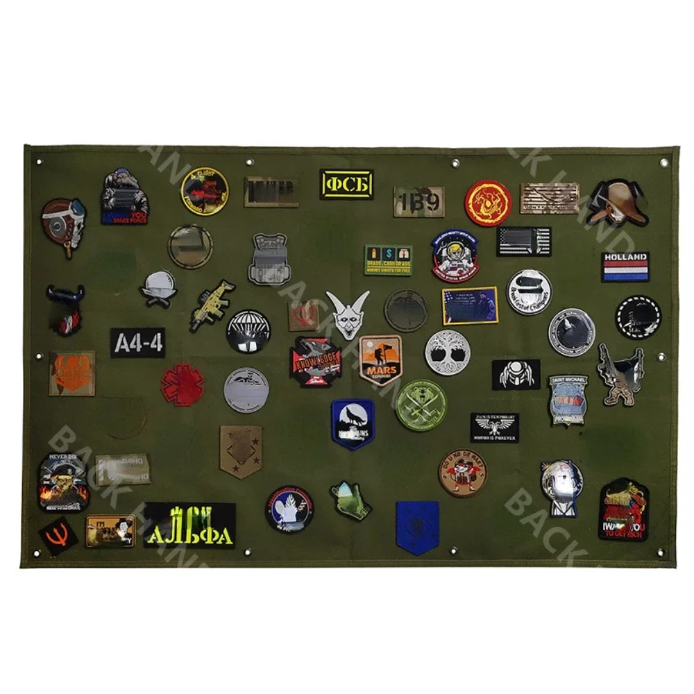 

Patch Storage Display Board Military Collection Armband Finishing Cloth Badge Poster Armor Background DIY Nylon Wall Hanging