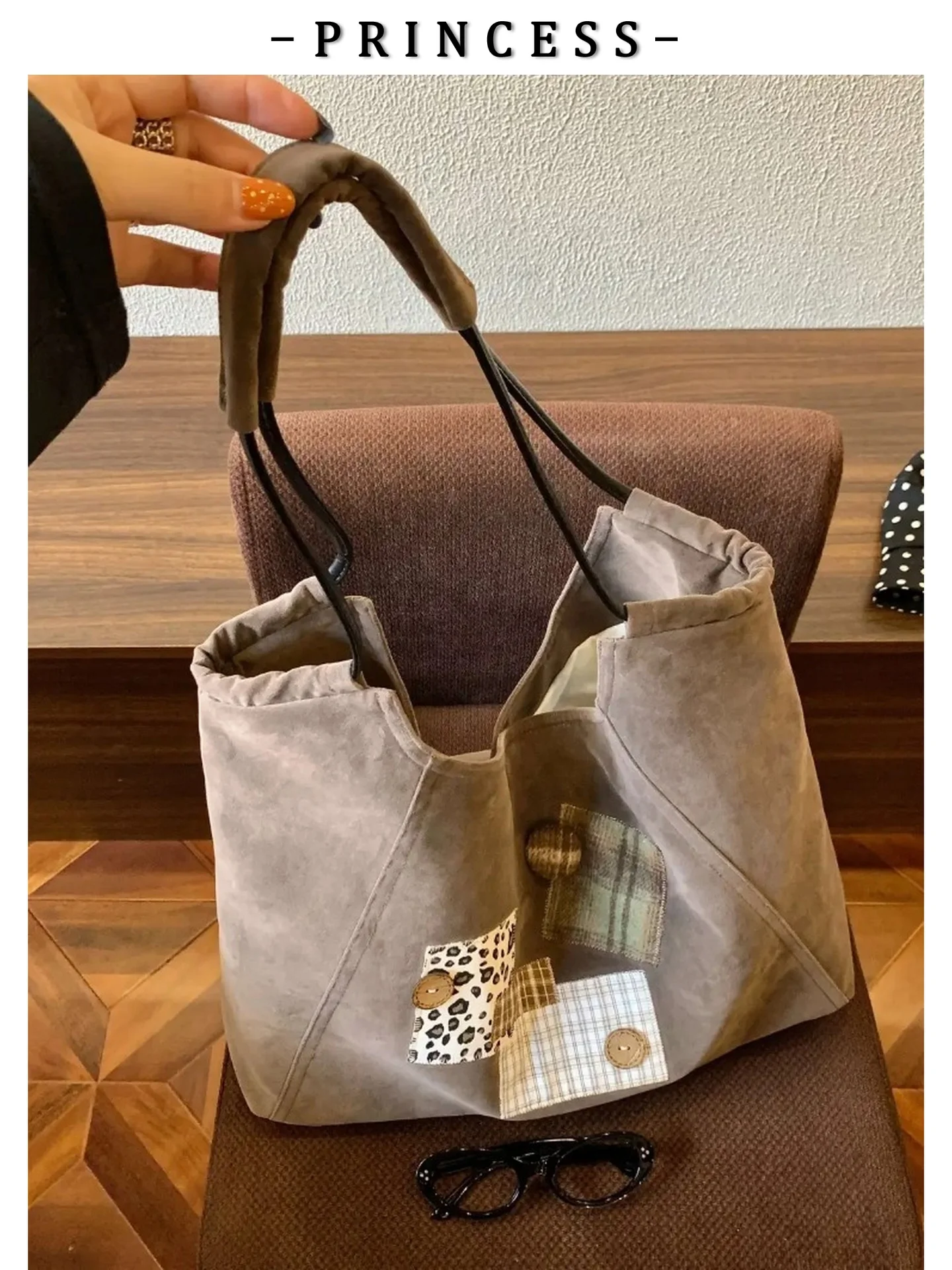 korean-style-large-capacity-commuter-handbag-women's-single-shoulder-underarm-tote-bag-soft-pu-leather-casual-handbag
