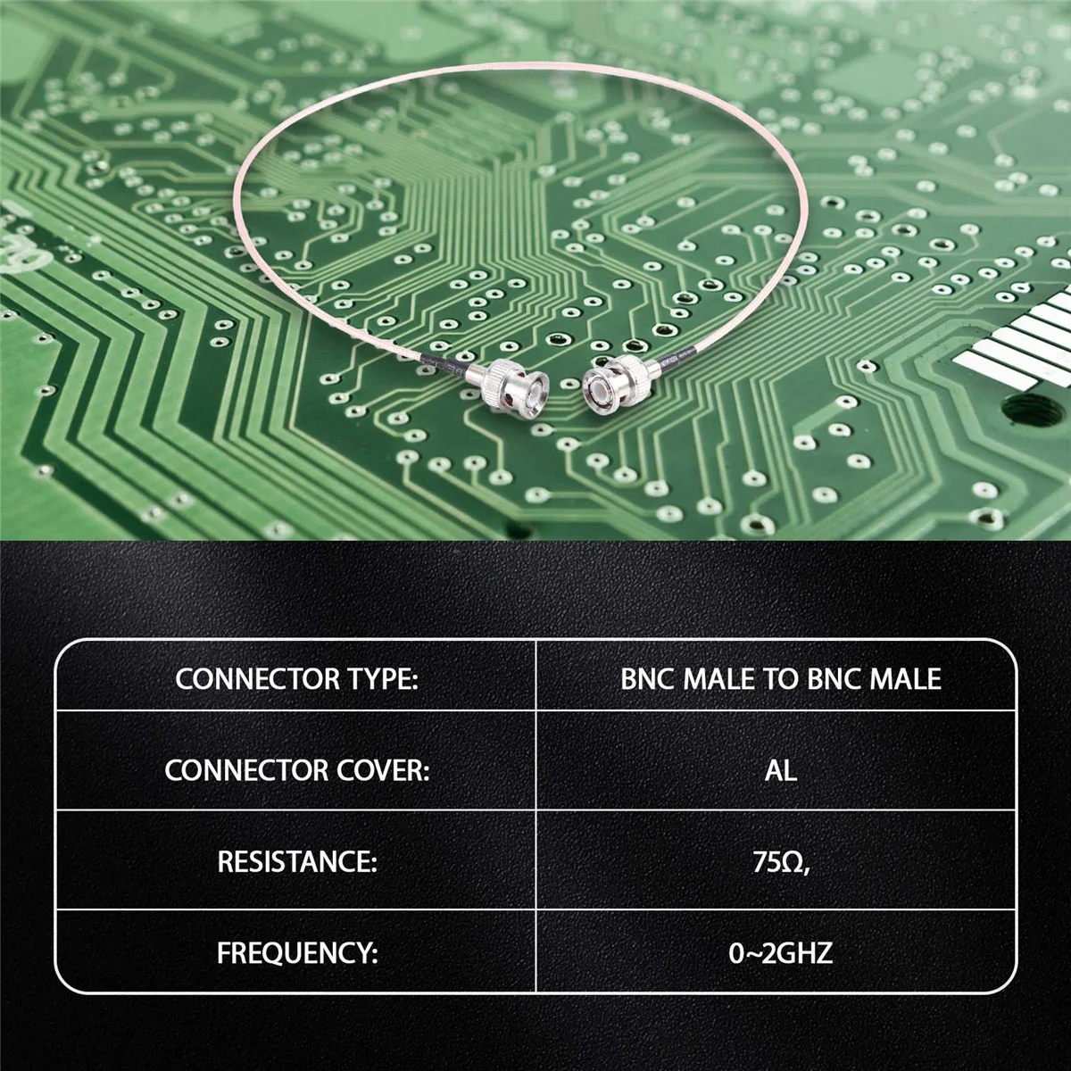 Câble d'extension mâle HD SDI 60cm pour caméras BMPC Hyperdeck Câbles de longueur personnalisés-HD-SDI vidéo LanParte HD SDI