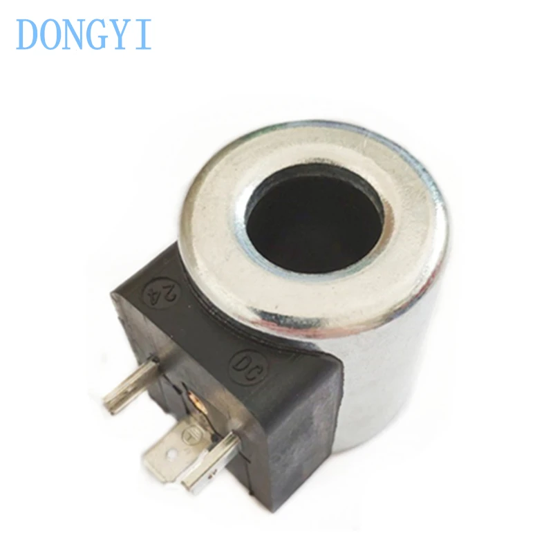 

Hydraulic Pump Solenoid Valve Coil DC12V DC24V Excavator Solenoid Valve Coil Inner Diameter 18mm Height 40mm