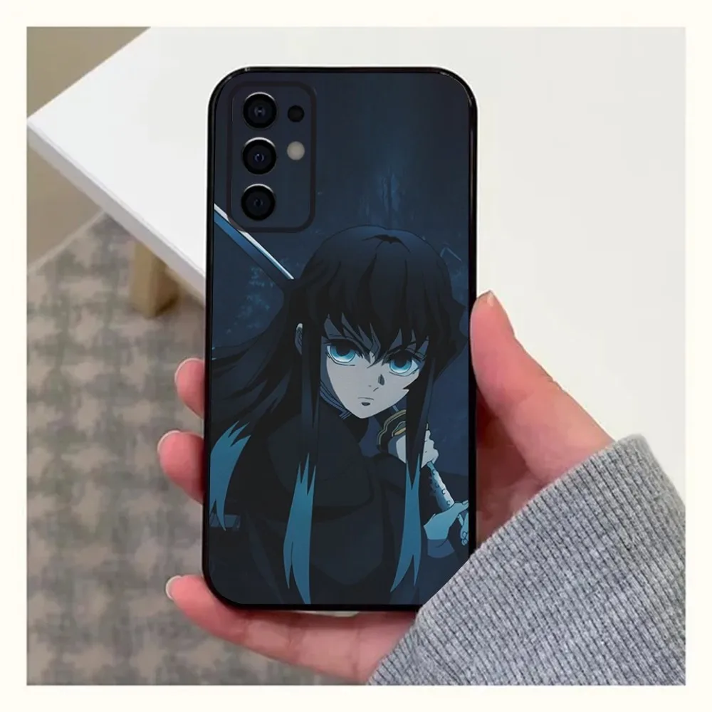 D-Demon S-Slayer Muichiro Tokito Phone Case For Samsung S24,S21,S22,S23,S30,Ultra,S20,Plus,Fe,Lite,Note,10,9,5G Black Soft Cover