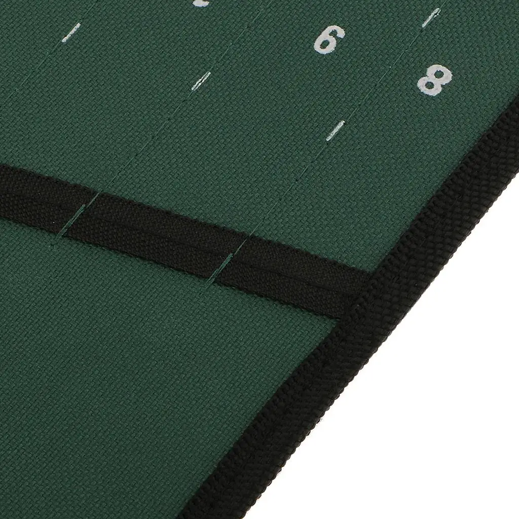 10 Hardware Tool Screwdriver Spanner Roll Up Storage Case Pouch Bag