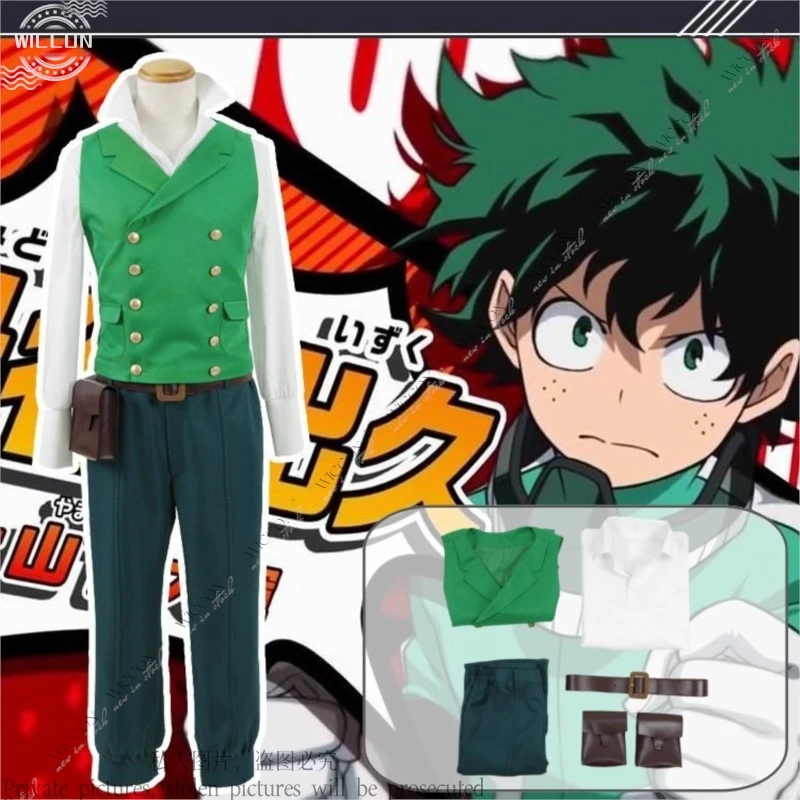 

Midoriya Izuku Costume Cosplay Anime Costumes Women Adult Cosplays Woman Halloween Figures Clothes Kid Women's