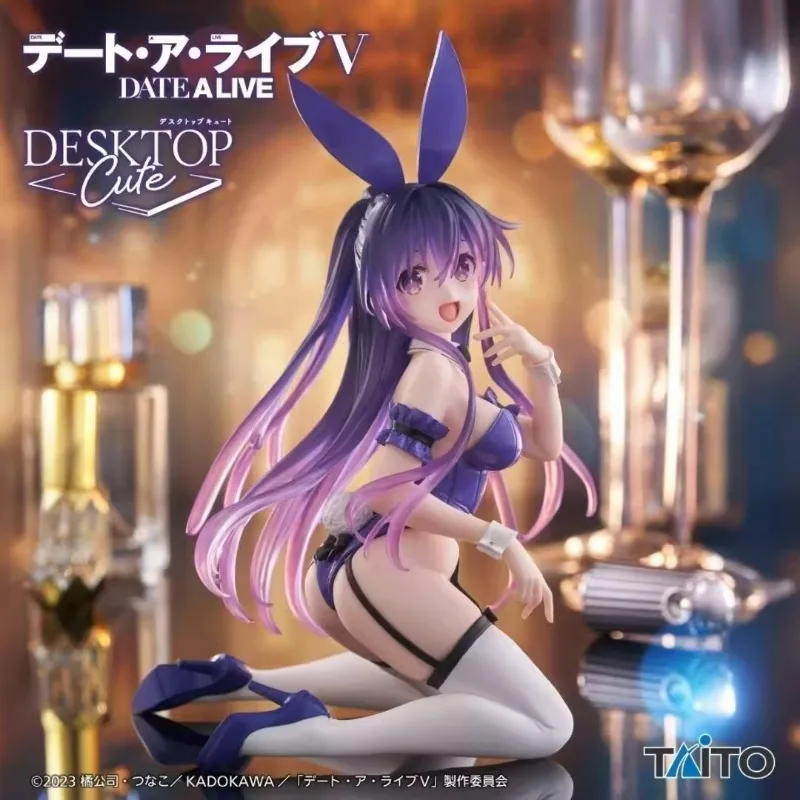 TAiTO TDATE A LIVE V Desktop Cute Kurumi Tokisaki Yatogami Tohka Takamiya Mio Bunny Girl Ver. لعبة مجسمة مجموعة شخصيات الحركة