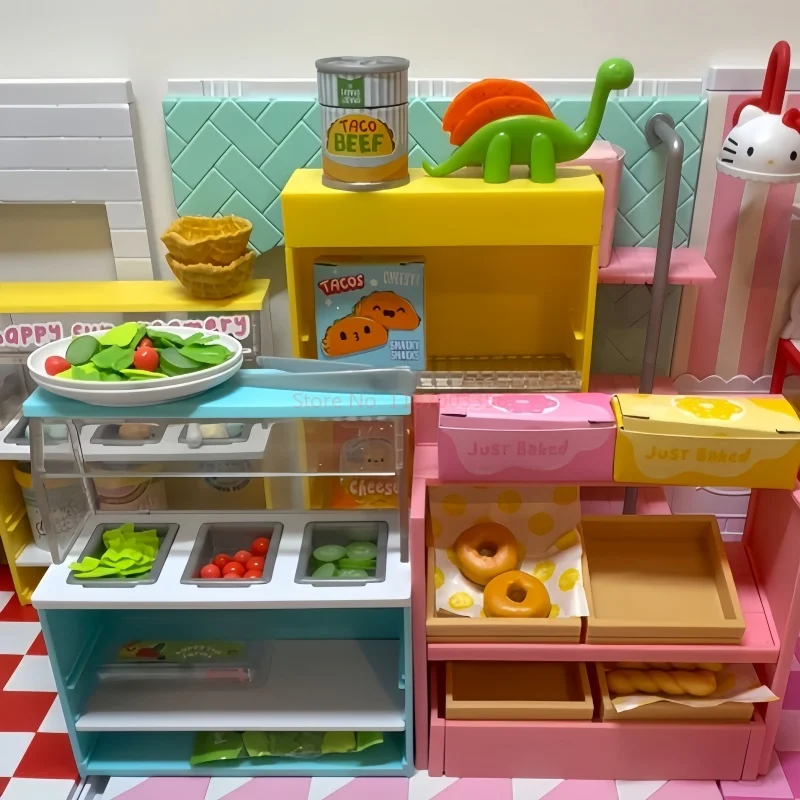 

Mga Miniverse Genuine Blind Box Mini Shelf Diy Dollhouse Mystery Box Anime Figure Model Ornament Home Kids Gift Adult Collectors