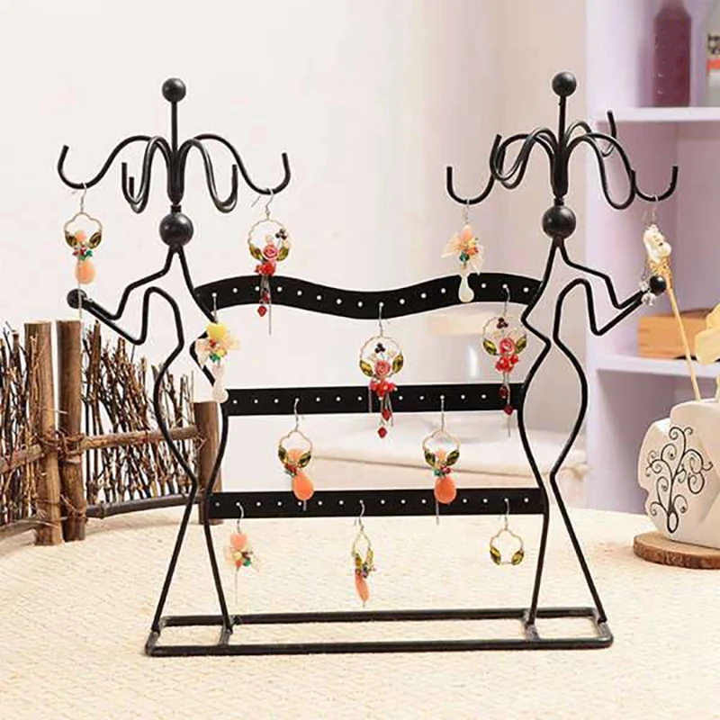 

Earring Organizer Jewelry Display Rack Stand Dangle Hook Earrings Showcase For Home Decor Jewellery Rack