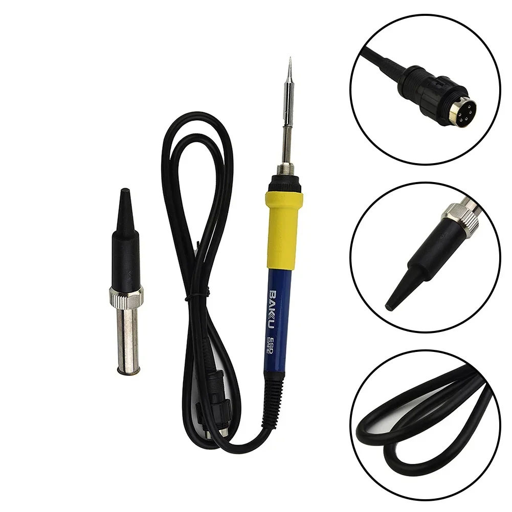 BAKU Electric Soldering Iron Solder Handle With DIN 5Pin Female Connector Welding Rework Repair Tools Welding Station Accessorie