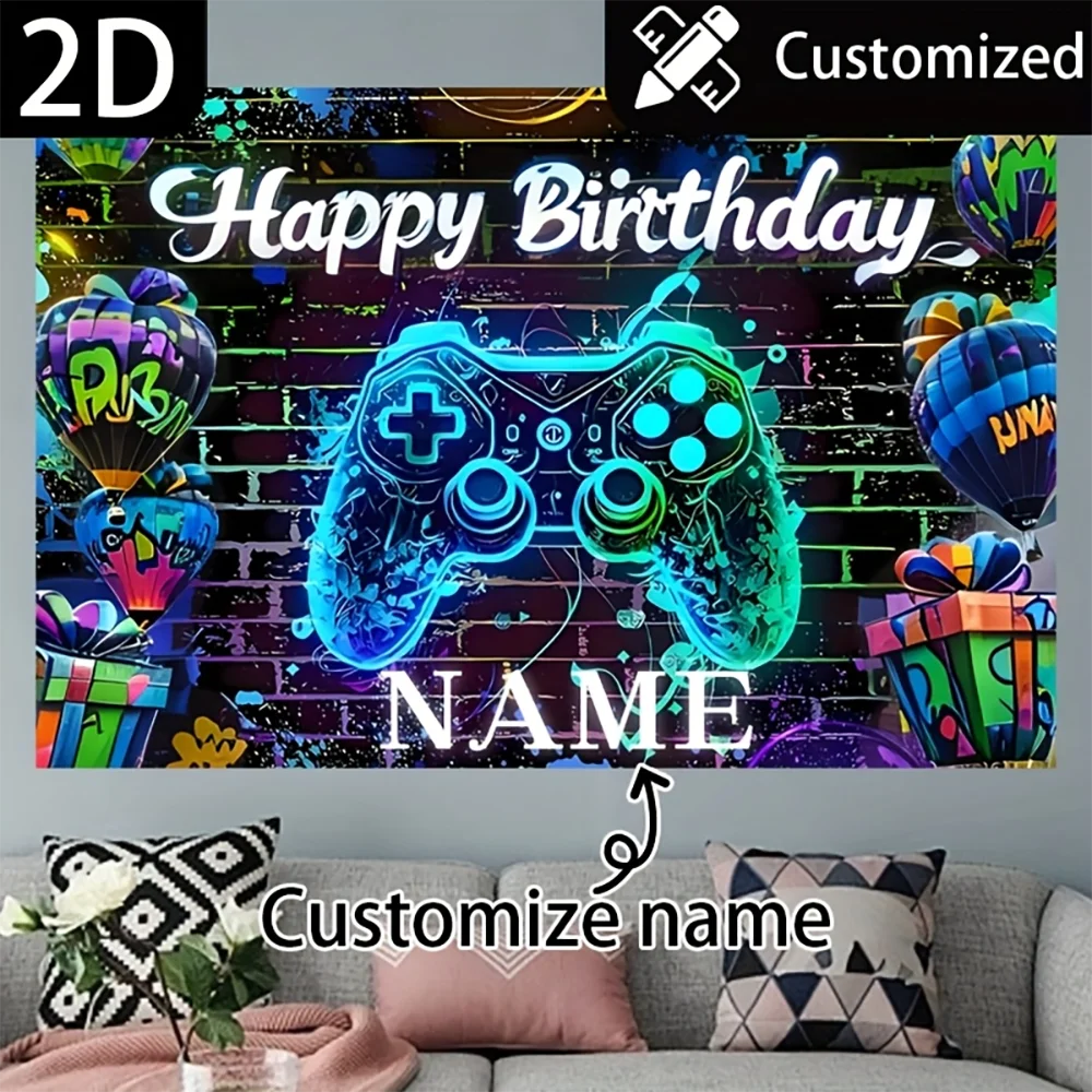 Party Games Name - 1 pièce – Toile de fond