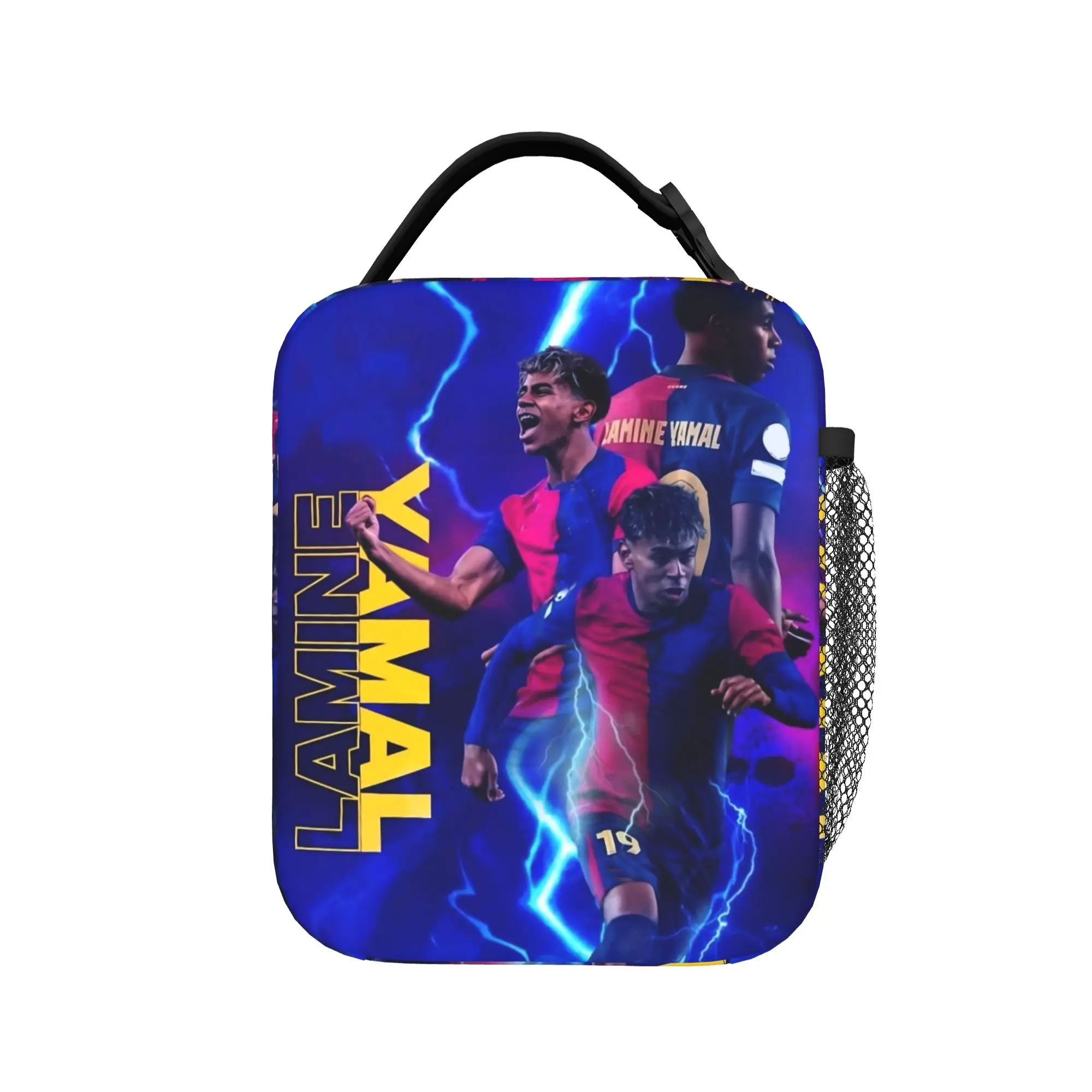 Lamine Y-Yamal Insulated Lunch Bag Portable Football Soccer Reusable Thermal Bag Tote Lunch Box Beach  Travel Girl Boy