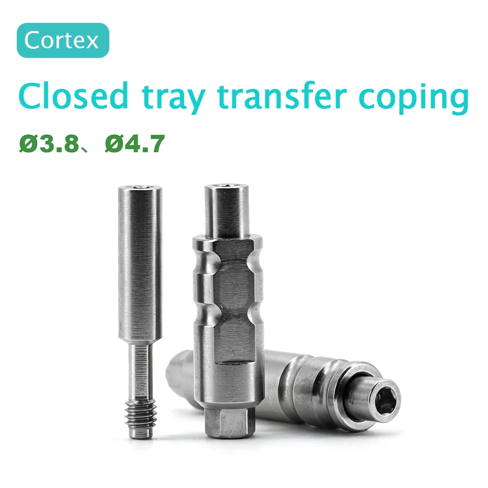 10 Pcs Dental Closed Tray Transfer Impression Coping for Cortex Implant Pickup Screws Abutment Factory Direct Fast Shipping