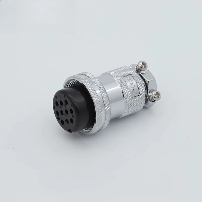 brand new  Aviation plug soc-ket DF/GX25 M25 formal 2 3 4 5 6 7 8 10 pin 12 core di-sc-shaped flange