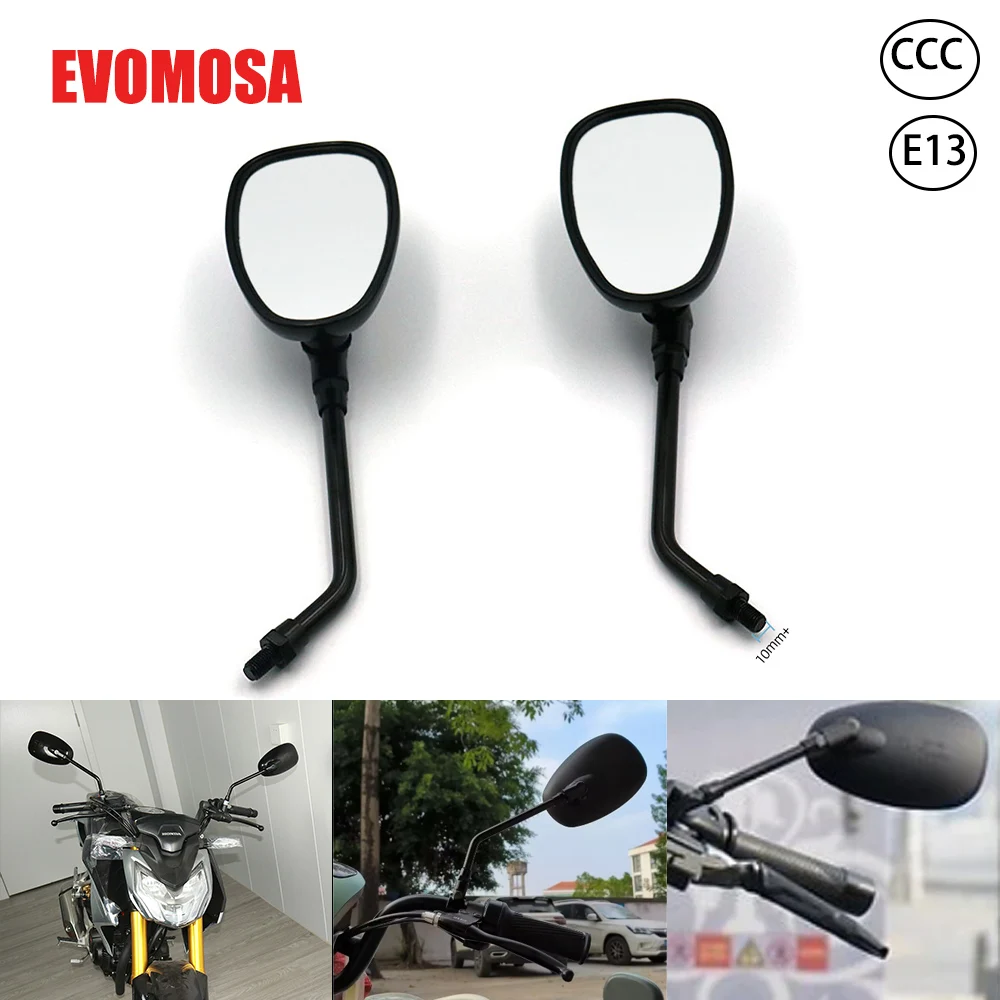 

M10 Motorcycle Rearview Mirrors For Yamaha MT25 MT03 MT07 MT09 MT10 FZ 09Tracer 900 9 /GT Tenere 700 XTZ700 XTZ07 FZ8 FZ1 FZ07