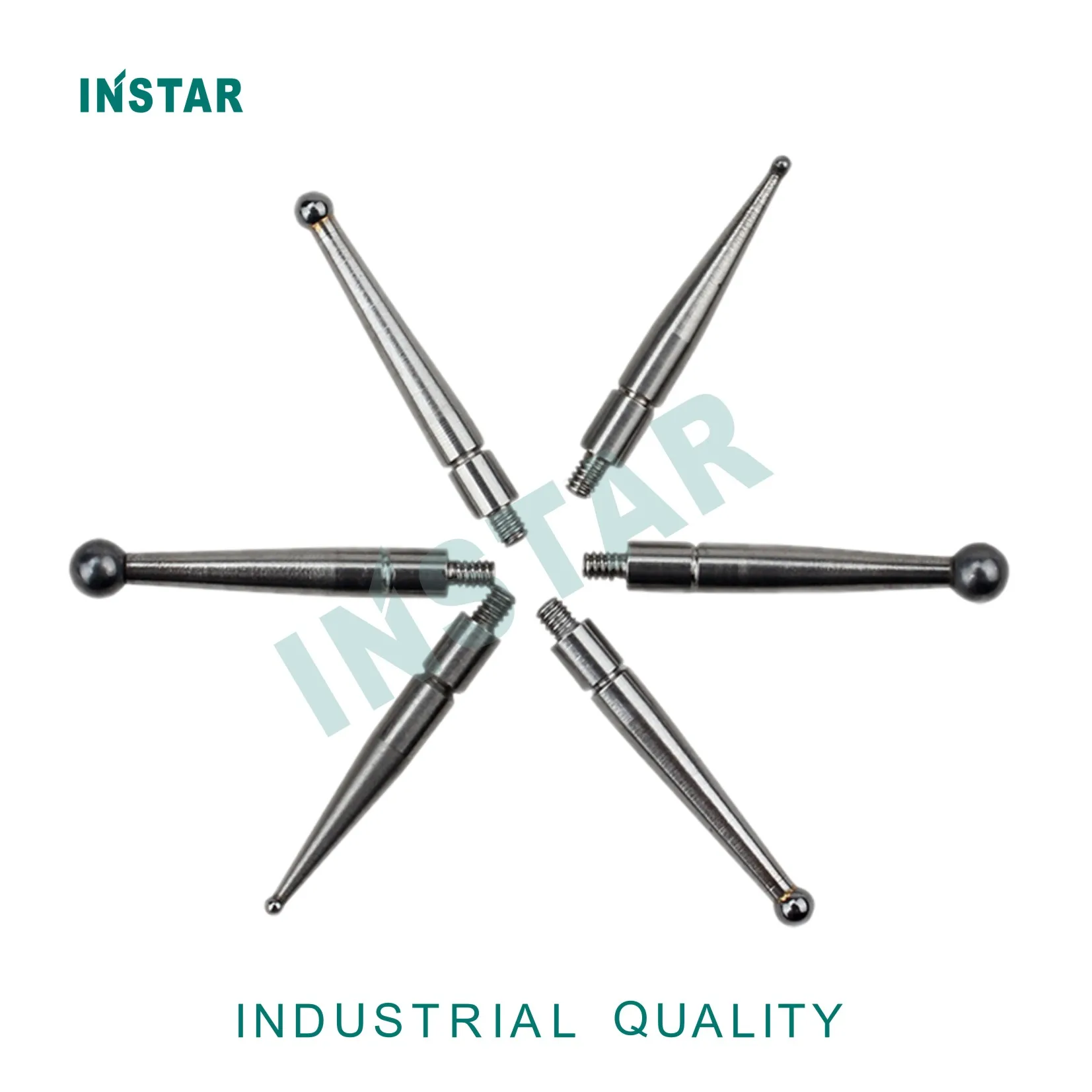 INSTAR Dial Test Indicator Extension Rod TUNGSTEN Tips Probe 0-0.8mm Industrial Quality M1.4 M1.6 Carbide Dial Gage 0-0.002mm