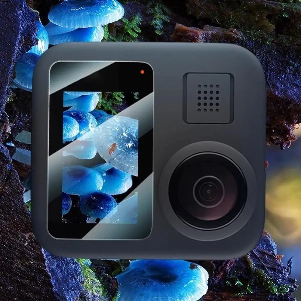 1 قطعة واقي للشاشة من الزجاج المقسى لـ GoPro MAX2 HD واضح مقاوم للانفجار ومضاد للخدش ملحقات كاميرا الحركة