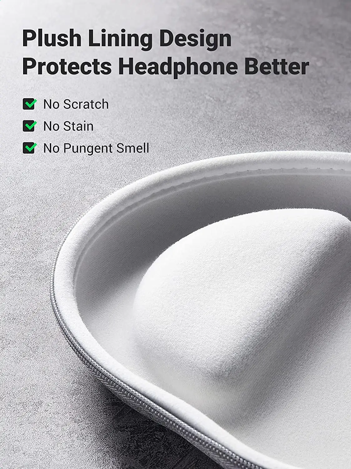 UGREEN Carrying Case Compatible With   Max Headphone Case Hard Shell Protective Travel Storage Portable Bag