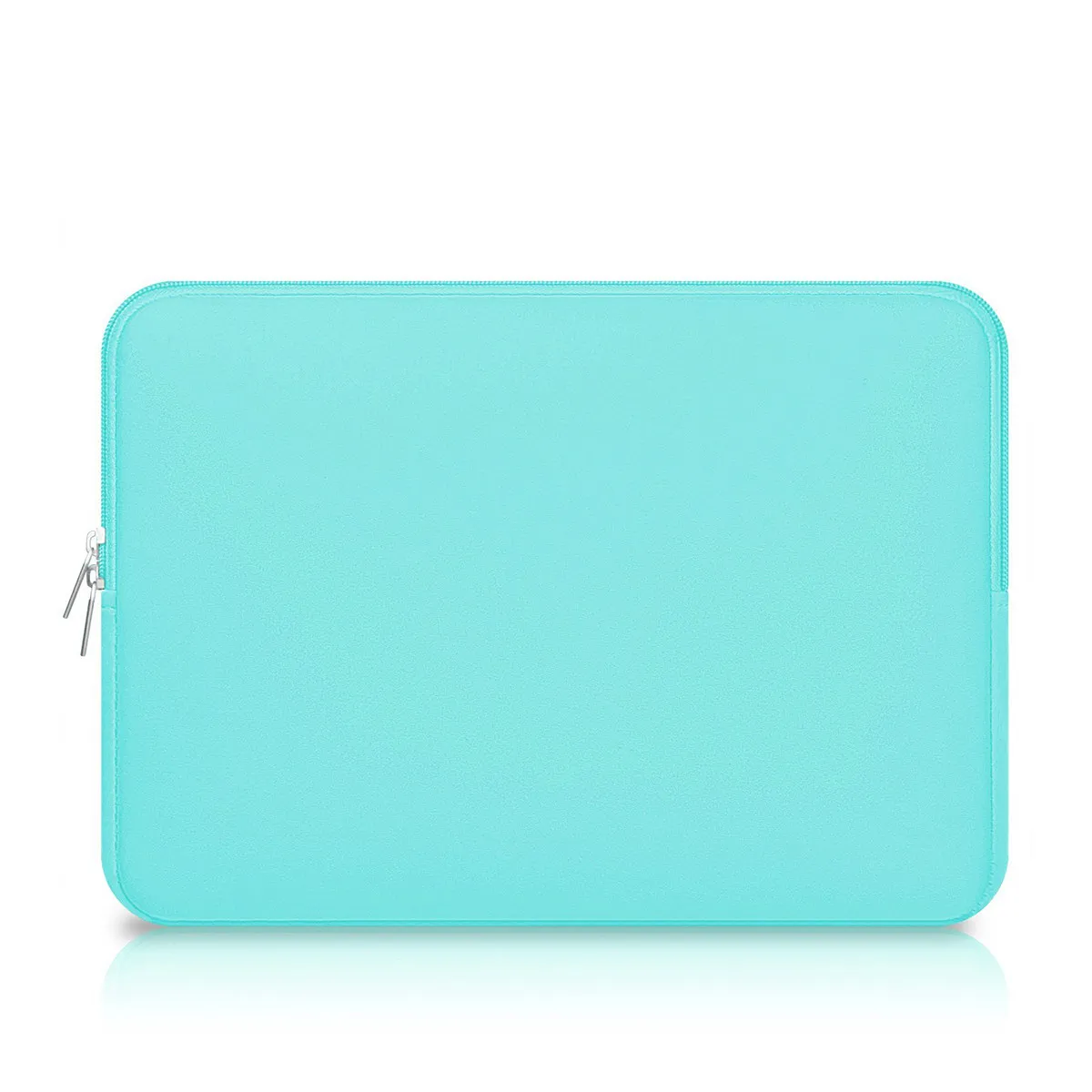 Laptop Sleeve Case Bag Green Zippered Slim Neoprene Water Resistant Shockproof for 13 13 3 14 Inch Retina Business