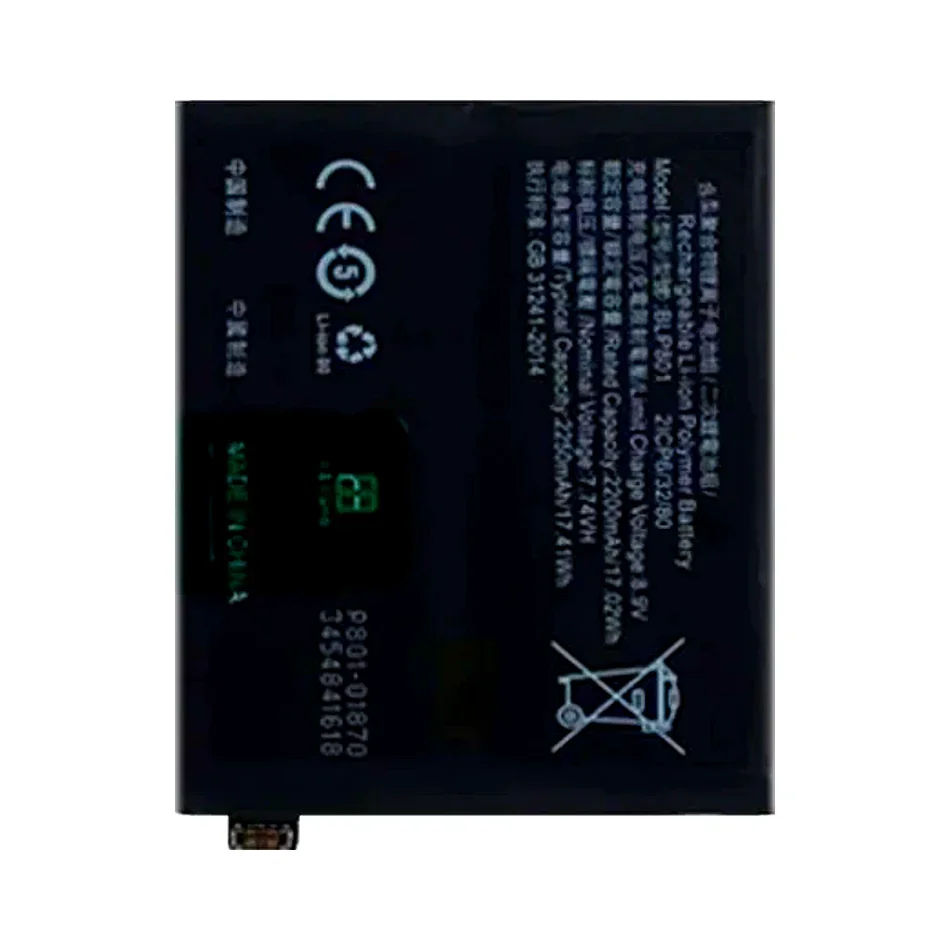 

High Capacity Mobile Phone Battery 2250mAh For OnePlus 8T BLP801 BLP801 Portable batteries