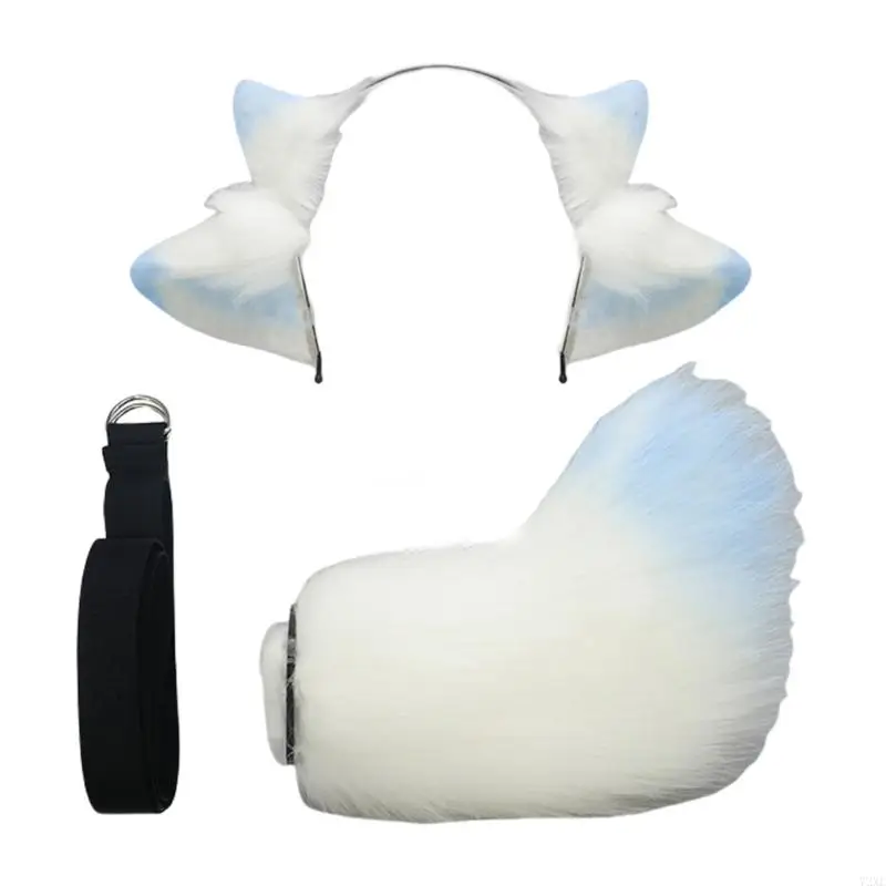 72XE Traje Cosplay Animal Oveja Diadema con Orejas Oveja para Cosplay Halloween para niños y Adultos